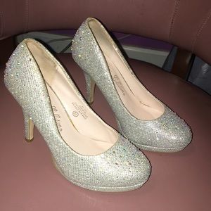 De Blossom Collection sparkly heels